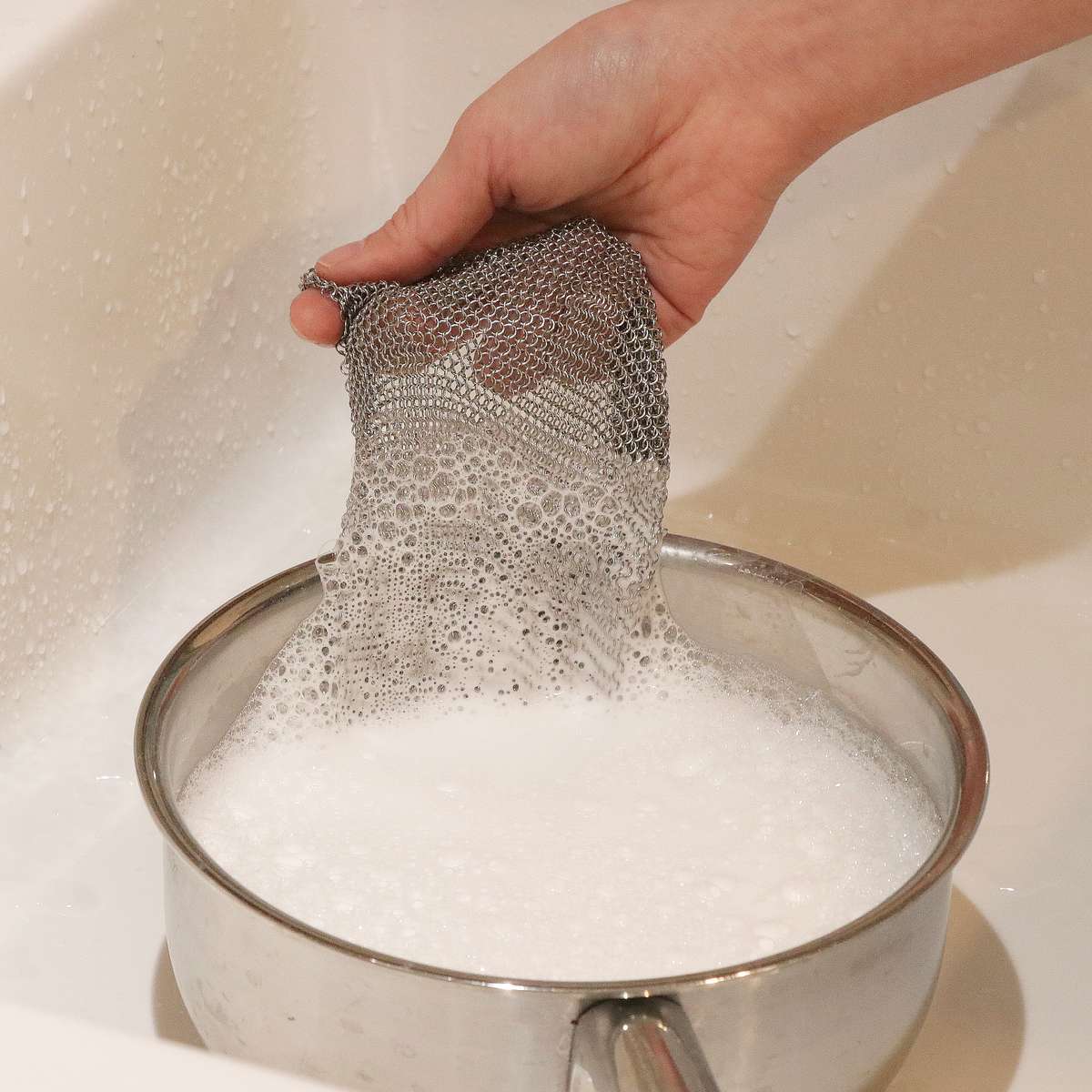 Eco-Friendly Chainmail Stainless Scrubber